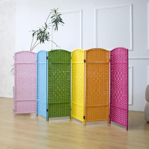 Colorful Rattan Divider