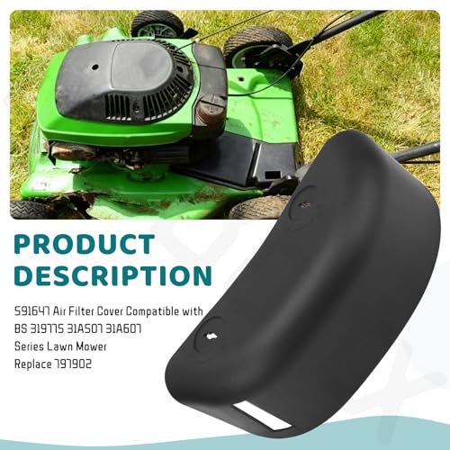 591647 Air Filter Cover Compatible with BS 319775 31A507 31A607 Series Lawn Mower, Replace 797902 by MaBoltx - Image 6