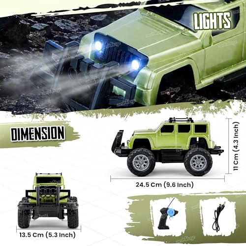 Image of Zest 4 Toyz Remote Control Car Toy for Kids | High Speed Rechargeable RC Car | Remote Control Jeep Cars for Boys and Girls | Birthday Gift for Kids - Asst