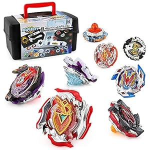 OBEST Spinning Tops met Launcher, Gyro Burst Spinning Tops met Starter Set, Kids Spinning Tops Speelgoed (8713)