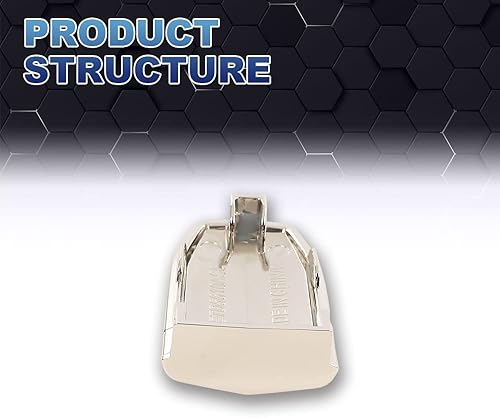 Miniatura 6 de PIT66 Manija de puerta delantera exterior cromada, compatible con Cadillac Escalade ESV 2015-2019, Cadillac Escalade Base Luxury Platinum Premium