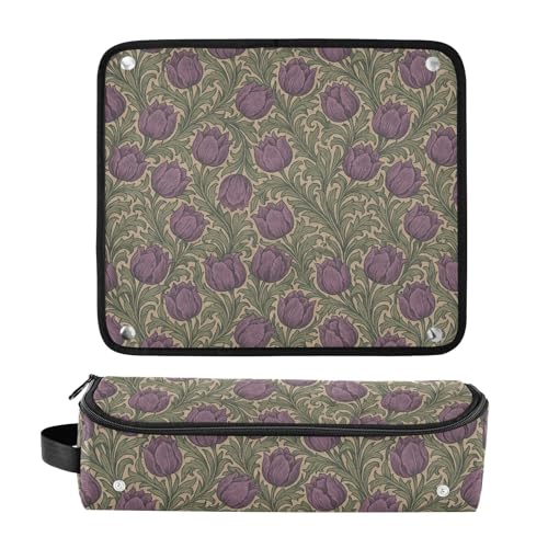 Bolsa organizadora y tapete resistente para planchas de pelo miniatura 3
