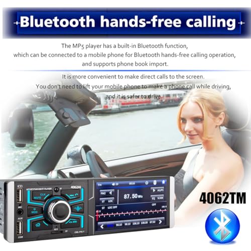 Radio para carro con pantalla táctil 4.1 pulgadas Eaglerich miniatura 4