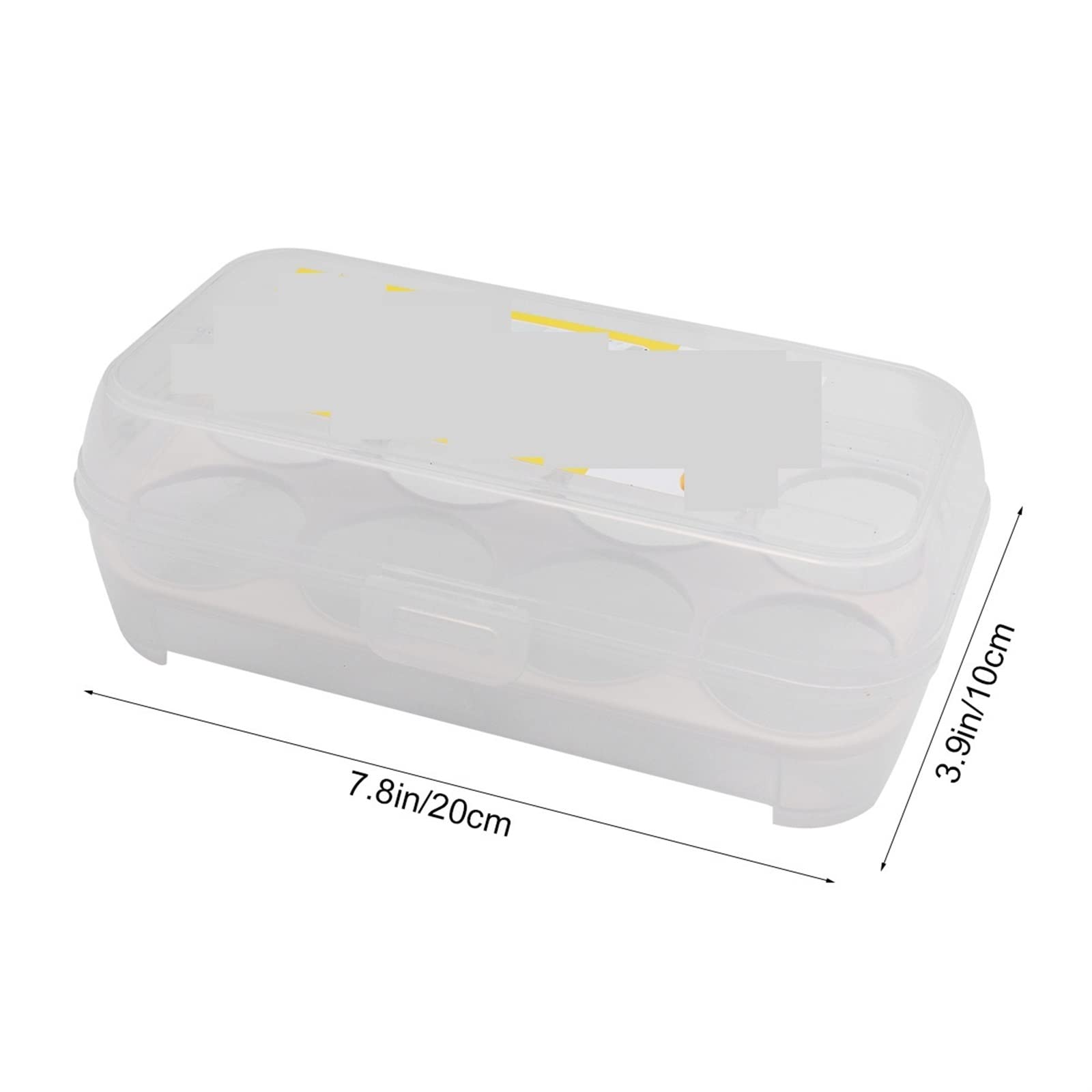 Cesta de Huevos Contenedor de Almacenamiento de Huevos Caja de refrigerador Bandeja de Soporte Eggs8Lid Cartones Nevera Protección Deviled Clear Grids Portador Organizador