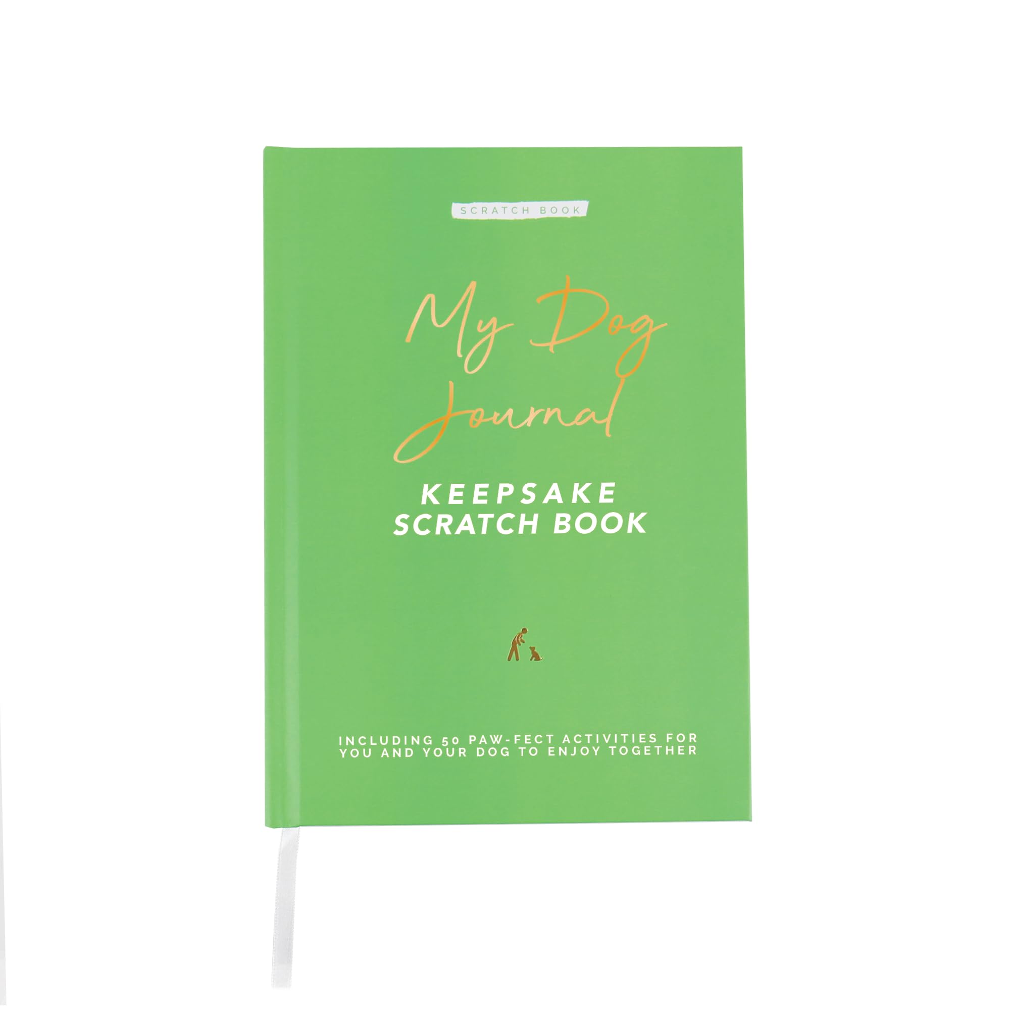 Gift Republic Personalised Dog Journal Scratch Book | Interactive Activity Journal with Scratch-Off Panels | Keepsake Gift for Dog Lovers & Their Pets