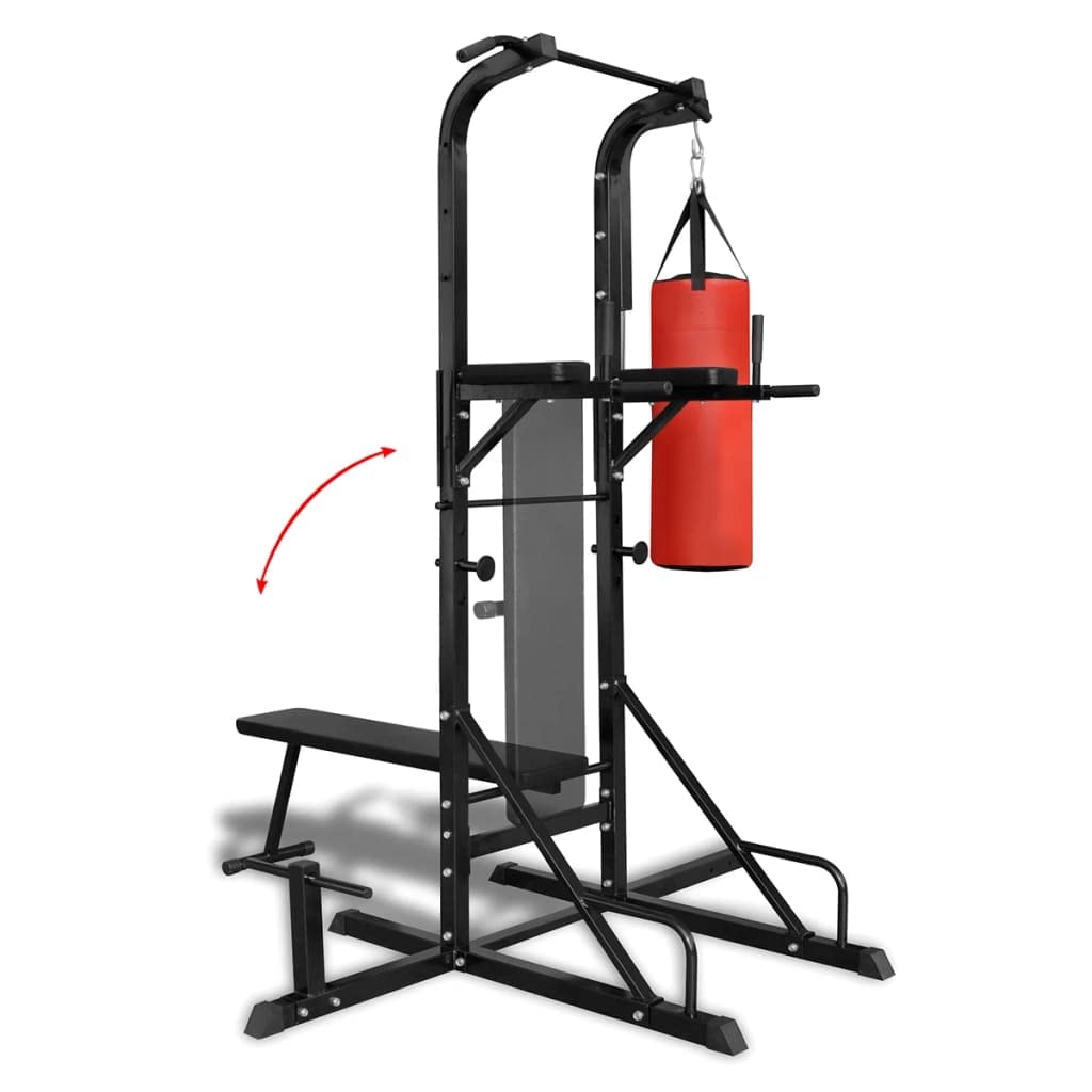 Genérico Máquina de musculación con Banco y Saco de Boxeo,Deportes,Fitness y musculación,Levantamiento de Pesas,Máquinas de Levantamiento de pesas-90667