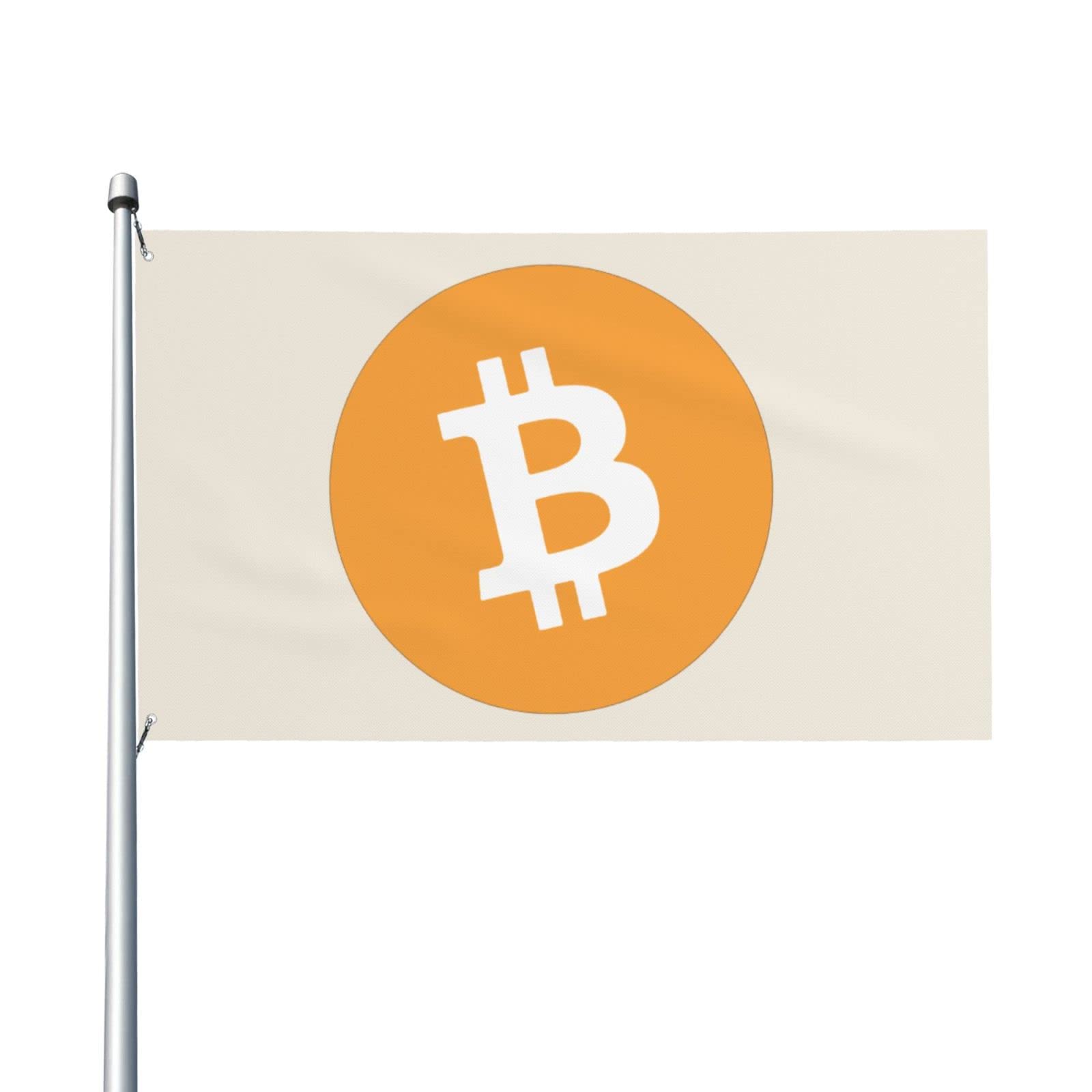Amazon.com: 比特幣符號標誌3X5 英尺- 抗紫外線- 花園庭院標誌戶外標誌帶索環: 露臺、草皮與花園