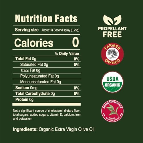 Image of Pompeian Robust Organic Extra Virgin Olive Oil Spray - 5 fl oz