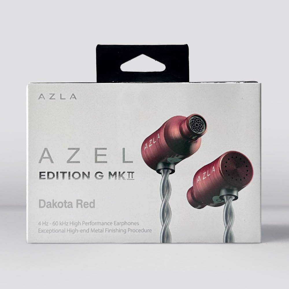 Amazon.co.jp: AZLA AZEL エディション G (レッド) 有線インイヤ式