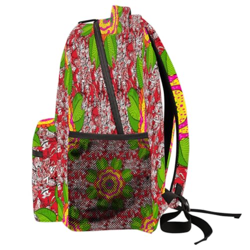 Sac à dos d'école mandala fleur grand format idée cadeau ado