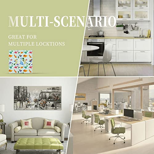 Cute Dinosaur 2 Gang Light Switch Cover Double Toggle Wall Plate Decorative Switchplate Electrical Faceplate For Boys Kids Bedroom Nursery House Living Room Decor #TOP7