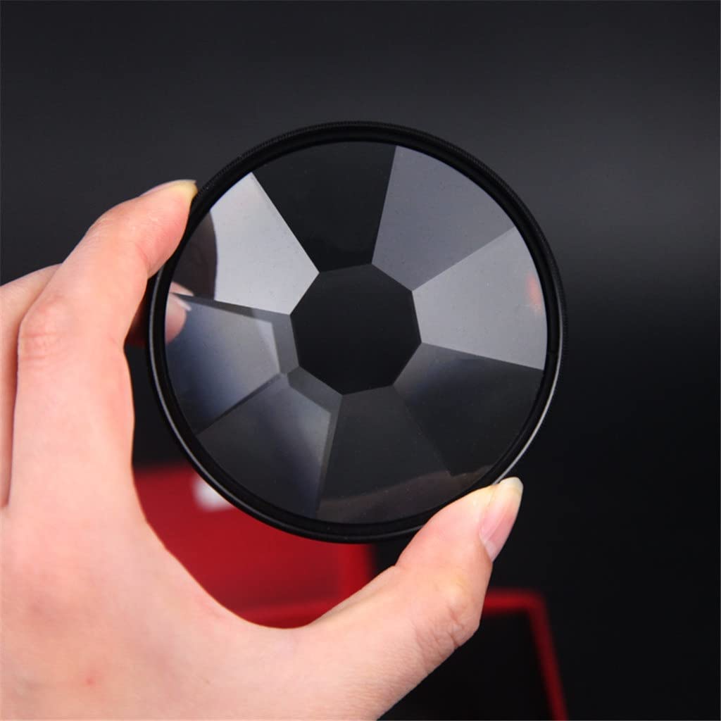 Camera Glass 77mm Kaleidoscope Prism Filter Photography Foreground Blur Film and Television Props SLR Accessories Filter