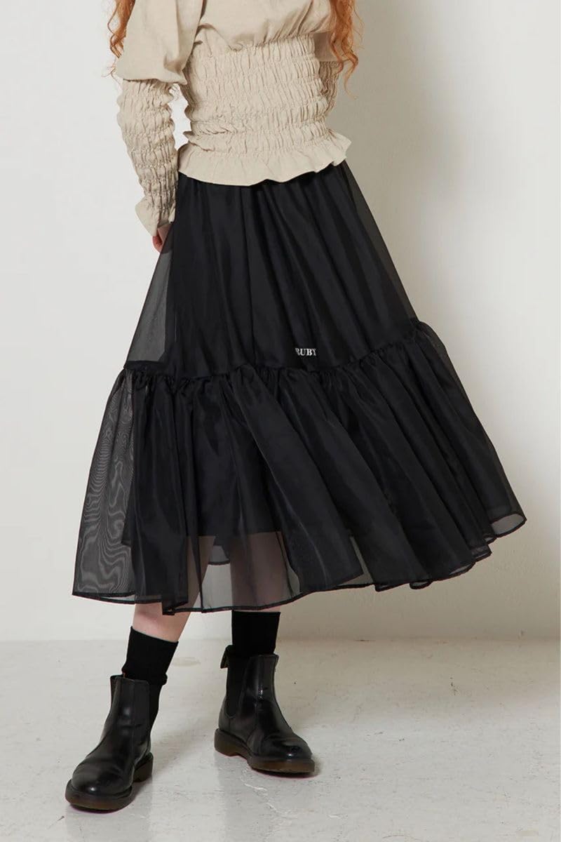 Ruby and you スカート Ruby and you 黒ロングスカート