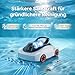 Bocxi Poolroboter, Kabelloser Poolsauger Akku, Poolroboter Akku, 180 Min Laufzeit, Starke Saugkraft, Auto-Parking, 2.7L Filterkorb, Automatischer Poolreiniger für Aufstell- und Einbaubecken bis 200m²