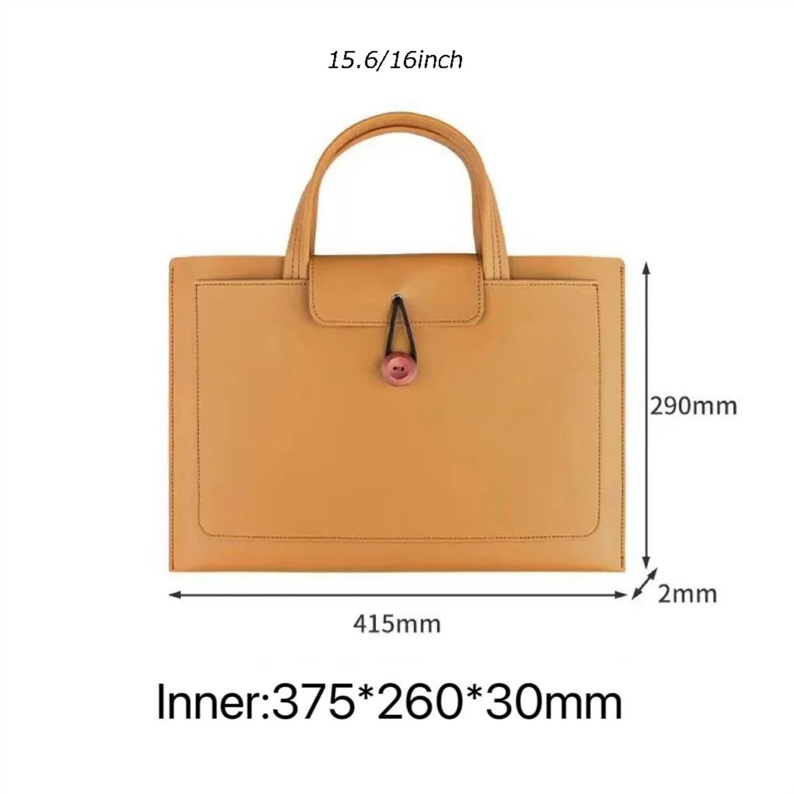 Amazon.co.jp: PCバッグ Pu レザー防水ラップトップバッグハンドバッグ 