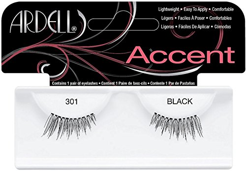 Ardell accents de cils 301 noir demi-franges volume ciblé lot de 8