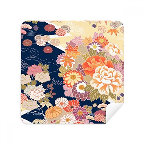 Chiffon lunettes motif pivoine Japon idéal pour nettoyer l'écran du téléphone