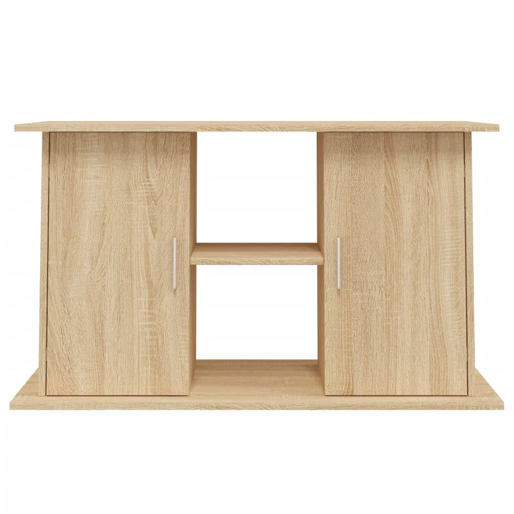 Rantry Aquariumständer Aquarien Schrank Aquarium Unterschrank, Aquarium Tisch mit Stabiler Oberplatte, Aquariumschrank für Sicheren Stand Sonoma-Eiche 101x41x58 cm Holzwerkstoff