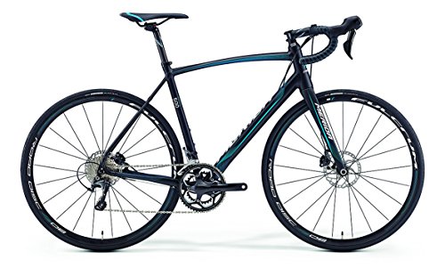 Merida Ride 500 DISC Bicicletta da corsa 28 pollici, nero/blu (2016) 56 cm, 56 cm