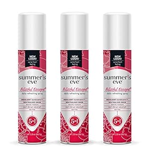 Summer’s Eve Blissful Escape Daily Refreshing Feminine Spray, 2 oz, 3 Pack