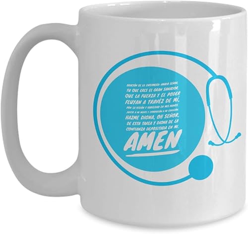 Regalo para enfermera  Taza de Cafe para enfermeros  Regalo perfecto para graduados, profesionales de la salud y estudiantes de enfermeria  Vaso co,