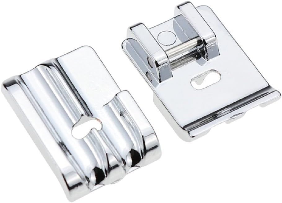 Piping Presser Foot Fits All Low Shank Snap-On Singer Usha Janome Sewing Machine-image-4
