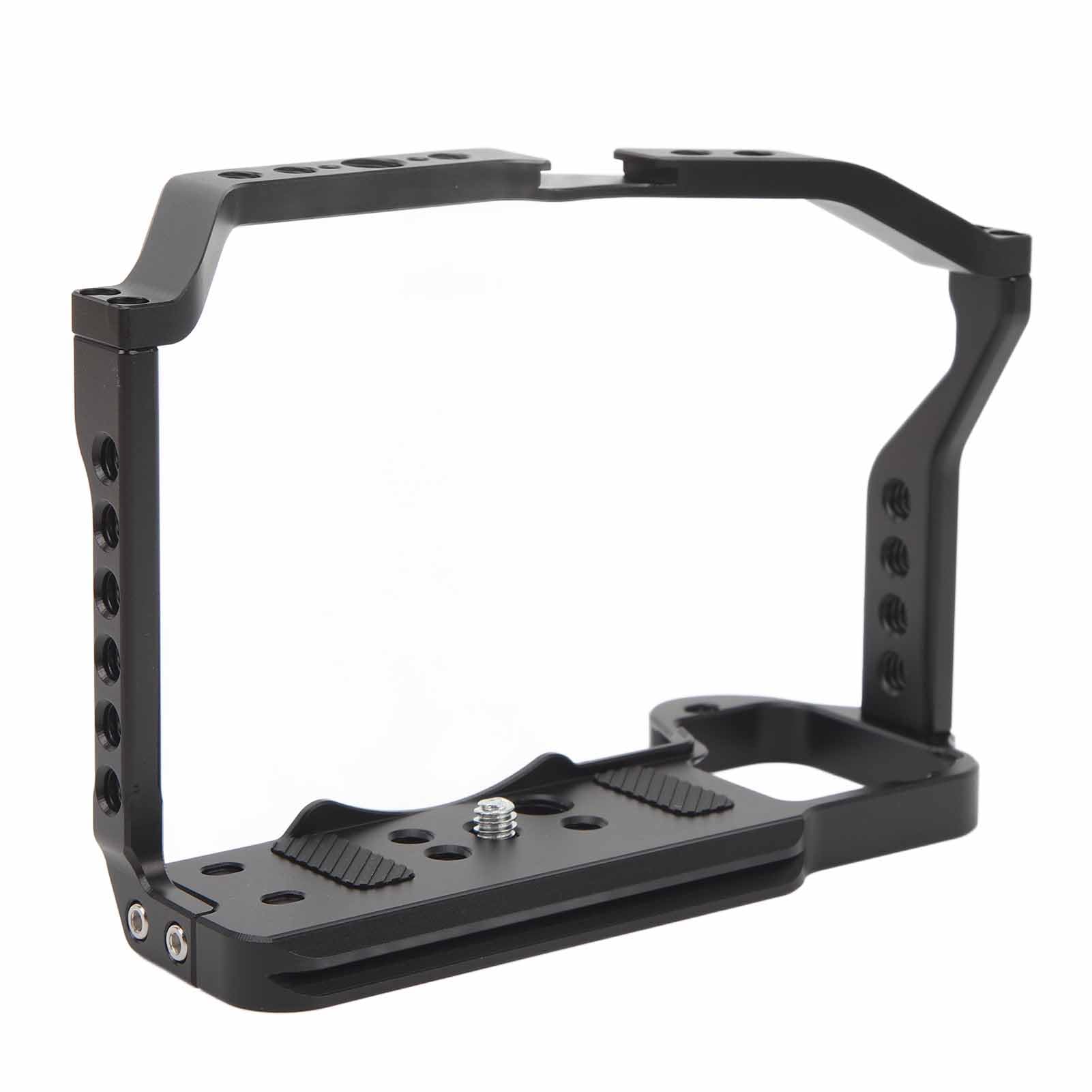 Jaula de Cámara Completa Compatible con Z50, Estabilizador de Plataforma DSLR de Aleación de Aluminio con Roscas de 1/4 y 3/8, Zapata Fría, para Montaje Arca para Vlogging,