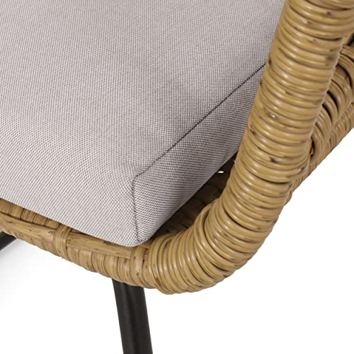 Christopher Knight Home Lemere Dining Chair, Light Brown + Beige + Black #TOP5