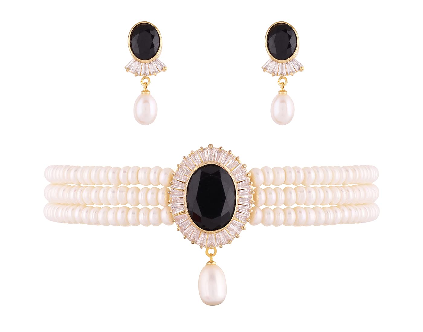 See full amazon price history chart for Hyderabad Jewels Natural Fresh Water Choker Pearls Set for Women Girls (Black) Hyderabad Jewels Natural Fresh Water Choker Pearls Set for Women Girls (Black) (B092TCHW54) Amazon Price History, Amazon Price Tracker