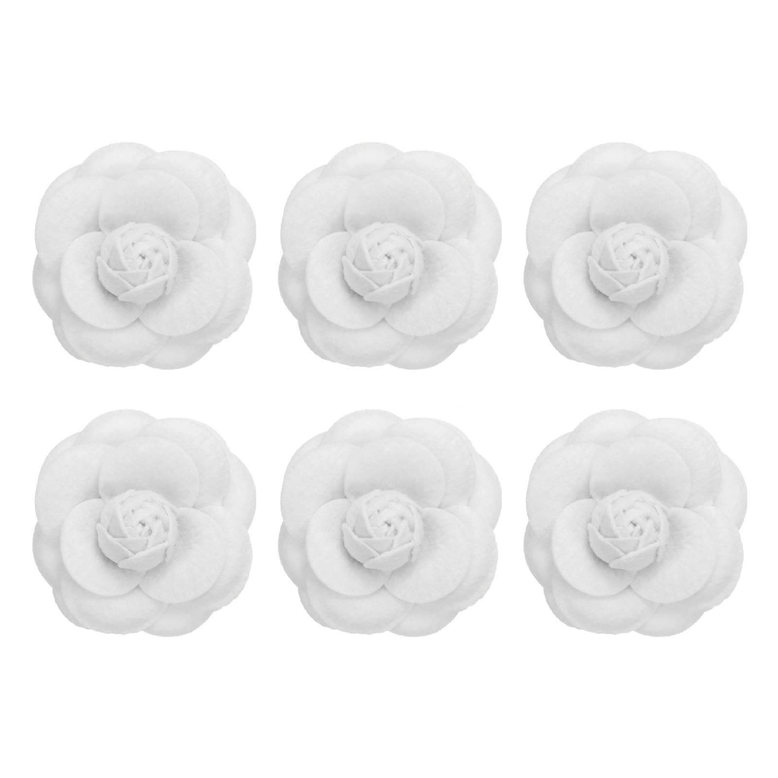 PATIKIL Spilla Fiore, Spilla in Tessuto Camelia a Fiori Artificiali Spille per Capello Elegante Donne Abiti Accessori Decorativi per Feste Gioielli Regalo