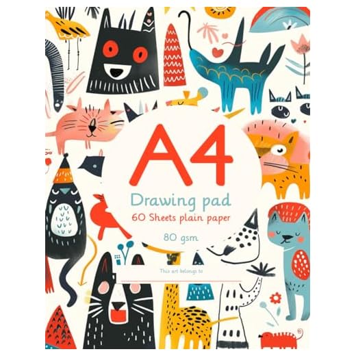 Creative A4 Plain Drawing Pad