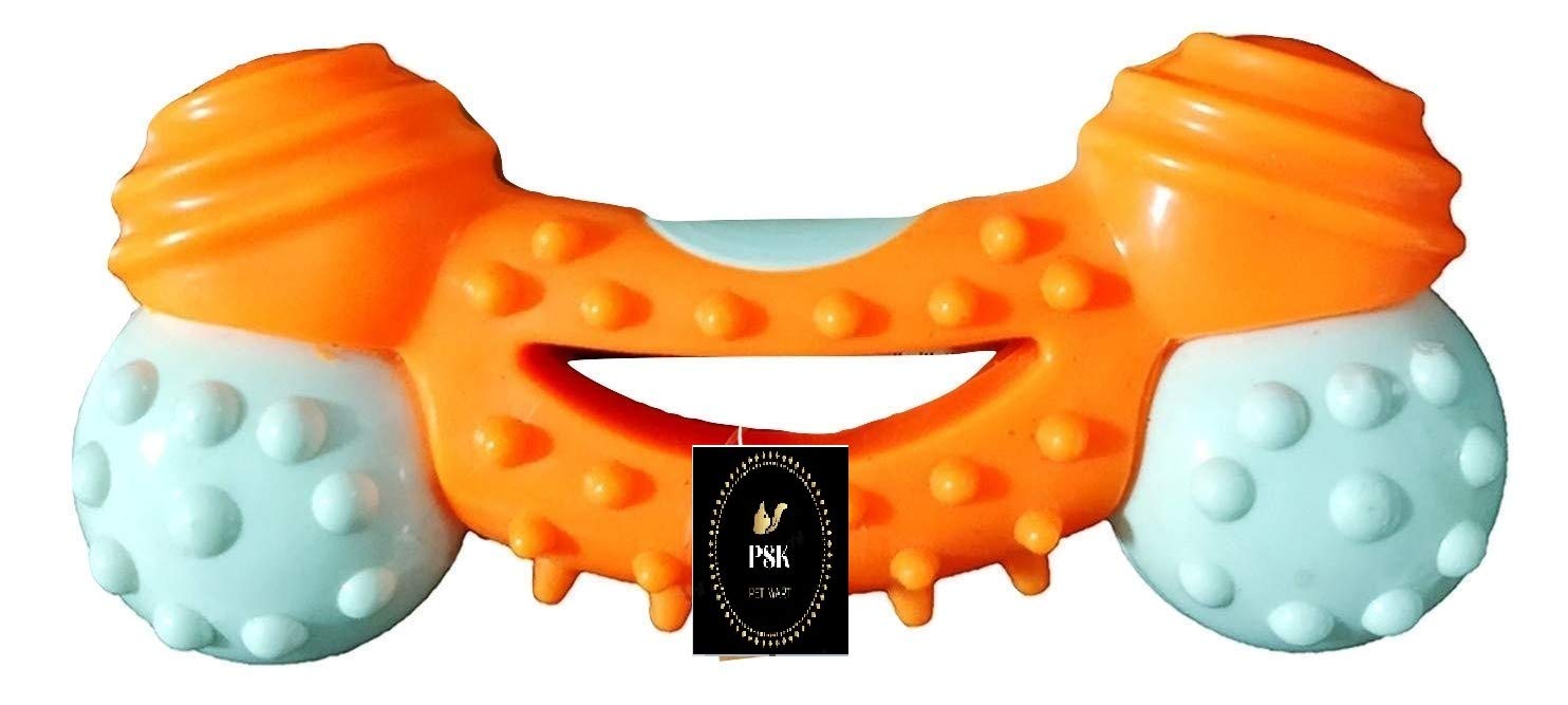 PSK Chew Hard Knotted Bone Shape Dental Teething Toy for Dogs and Puppies (B07X6H63S9) Amazon Price History, Amazon Price Tracker