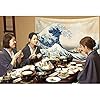 YONGFOTO 100x70cm Ukiyo-e Arazzo Monte Fuji 36 Viste Camera Tappezzerie La grande onda di KanagawaPaesaggio Arte muraria Giapponese Pittura tradizionale Stile Toyo Arazzi #3