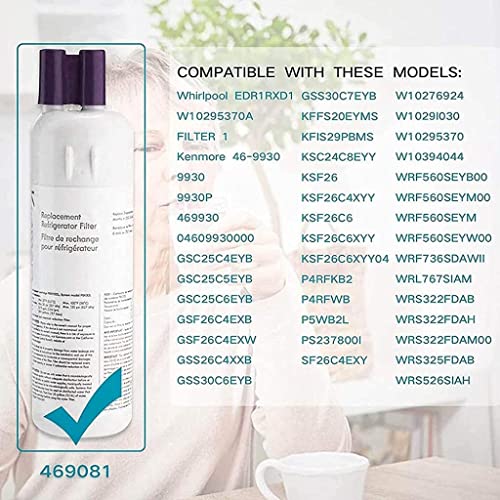 Kenmore Refrigerator Replacement 1, ,9930,9081 Water Filter, White, (2 PACKS) - Thumbnail 5