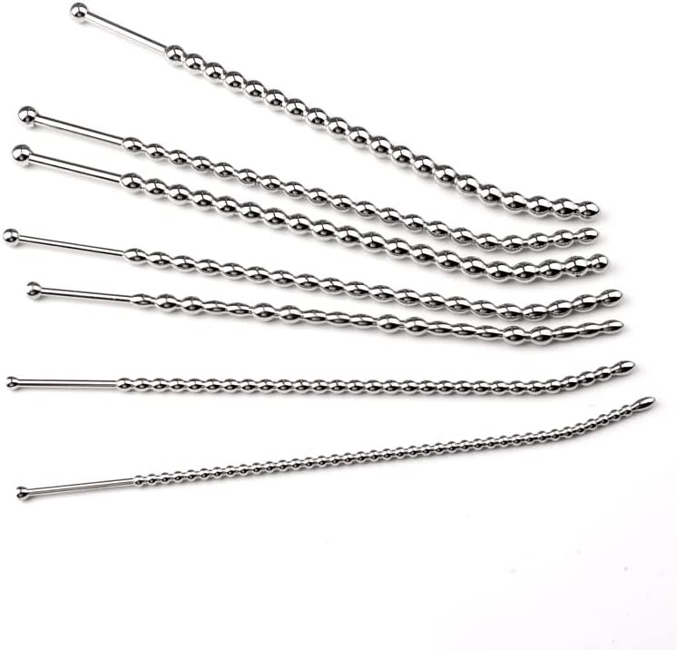 (7 sizes combined into a set) Metal-Urethral-Plug,-Stainless-Steel-Horse-Eye-Stick,-Adult-Male-Masturbation-And-Sex-Toy,-Urethral-Insertion-Rod