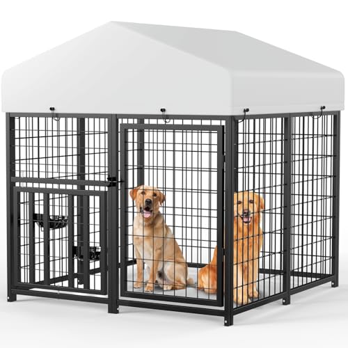 LOVMOR Outdoor Dog Kennel for Medium Dogs