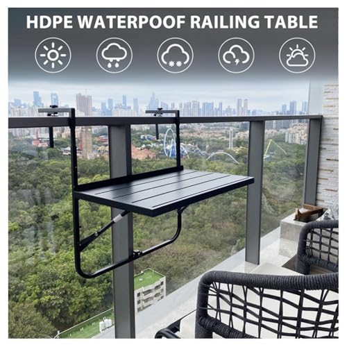 Table de balcon pliante en métal : la solution pour petits espaces - 4