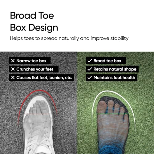 Image of Frido Barefoot Sock Shoe Classic | Lightweight Barefoot Shoes for Men & Women | Snug Fit & Anti-Slip Grip | Wide Toe Box for Bunions | 3mm Flat Sole | for Training & Daily Use | Pack of 1