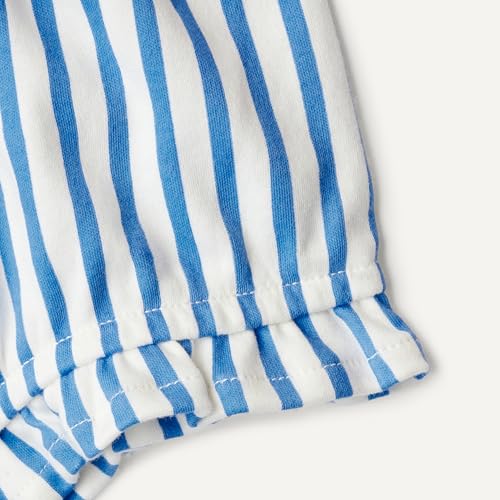 Image of Amazon Essentials x Sofia Grainge Baby Girls' Cotton Sleeveless Shirt and Shorts Play Set