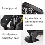 Stepper Fitness Multi-Function Elliptical Machine Home Pull Stepper for Exercise Machin Folding Workout Step Machine for Home Use Detachable Armrest Pull Rope - Image 2