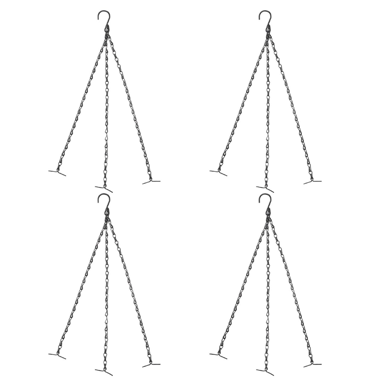 WUYXTO 4pcs Hanging Chains For Flower Pots Stable Design Suitable Garden Tools Birdcage Planter For plant