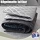 Bügelkissen Tragbares, Tisch Bügelbrett Klein, 48 * 85cm Bügelmatte, Bügelunterlage Hitzebeständig, Bügelmatte faltbar, Voll beschichtete Silberne Bügelunterlage,Trockner, Bügeleisen
