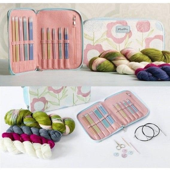 KnitPro Sweet Affair ポーチ 花柄 Knit Pro Sweet Affair – Asammy's Yarn Shop