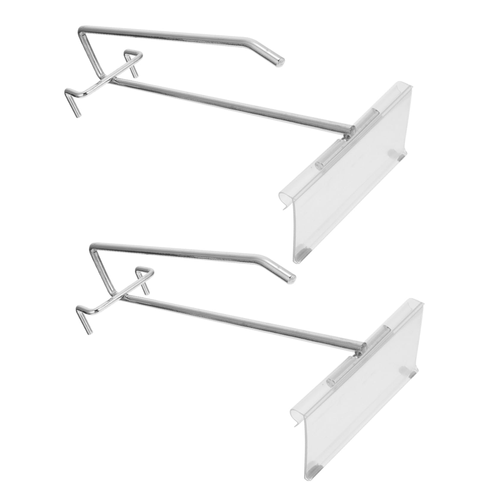 Unomor 2 Sets Mall Wall Hooks Smooth Mellow Hardware Tool Hooks Practical Exhibition for Shop Display