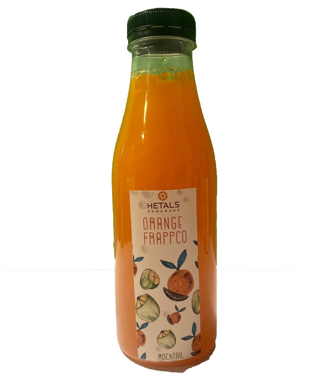 Hetals Homemade Orange Frappco |Chaser| Moctail mix| 500 ML | prepares 15 glasses | Orange colada| Prepred from Lemonade-picture-21