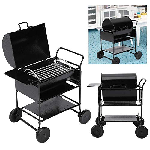 1:12 Minipuppenhaus BBQ Braten Zubehör Küche Simulation Ornament Dekor Spielzeug (BBQ Rack) – Bild 6