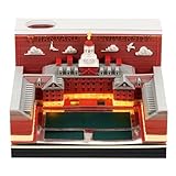 3Dタイムピースカレンダー2026、3Dアートカレンダー2026、同僚や友人からのクリスマスプレゼント、デスクトップデコレーション、紙の彫刻の装飾、ライト付きクリエイティブ3Dメモパッド