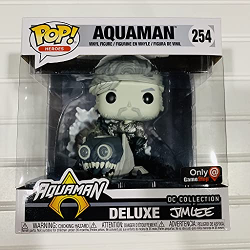 Aquaman par Jim Lee figurine Deluxe design monochrome haut de gamme