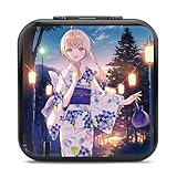 ゲームカードケース for Switch/PS/Vita 萌え アニメ柄 お隣の天使様 椎名真昼 浴衣 スイッチ用 カード収納 漫画 アニメ ポケット 収納ポーチ 24枚収納 メモリー/SD/ゲームカード整理用ケース ハード 保護カバー 耐衝撃 防汚 防塵 持ち運びに便利