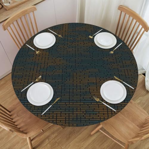 Nappe ronde code programmation antitache pour repas de cuisine faciles